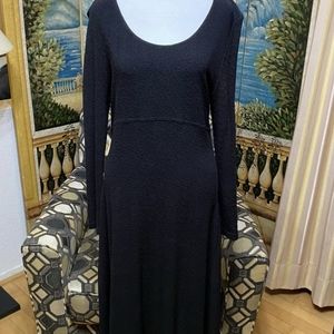 Vintage 🌜 made in USA black maxi dress